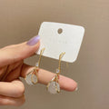Korean Opal Drop Earrings