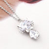 Zircon Necklace Cute Cady Kitten Girl Pendant 2