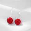 All-matching Opal Ear Hook 925 Sterling Silver Shell Pearl Earrings High-grade Female Earrings 2