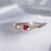 Ruby Love Zircon Ring 2