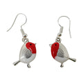 Bird Earrings Alloy Enamel Drop Earrings