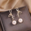 French Zirconia Drop Earrings 1