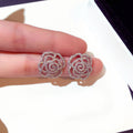 Zircon Flower Earrings