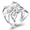 Silver Butterfly Ring