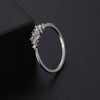 Fashion Crystal Ring Women Gold Plated Zircon Wedding Ring 1