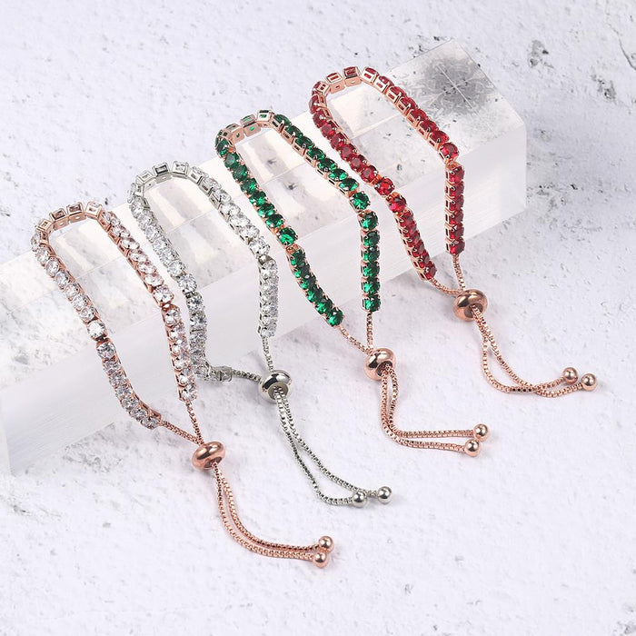 Round Zircon Tennis Bracelet