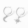 Star Moon Asymmetric Earrings 1