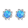 Flower Opal Earrings 2