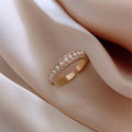 Micro-Pavé Adjustable Ring