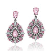 Elegant Ladies Crystal Rhinestone Earrings Retro Drop-Shaped Girl Earrings European And American Style Fashion Jewelry 3