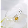 Silver Sunflower Ring