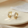 Vintage Wave Line Earrings 2