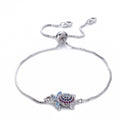 Rhinestone Turtle Bracelet