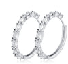 Oval Zircon Earrings 3