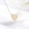 Romantic Heart Zircon Necklace 1