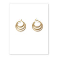 Gold Plated Line Earrings