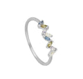 Zircon Flower Ring Women Fashion Ins Ring