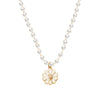 Daisy Pearl Drop Necklace 2