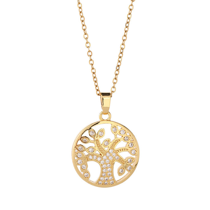 Golden Tree Of Life Necklace