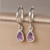 Geometric Zircon Drop Earrings 2