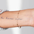 Korean Gold Chain Bracelet