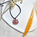 Strawberry Quartz Pendant Necklace