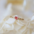 Heart Zircon Ring