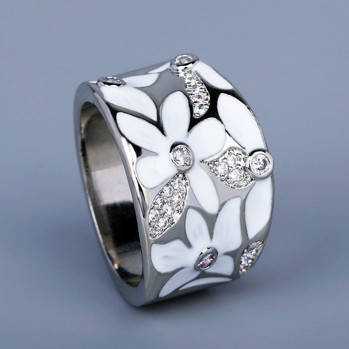 Micro-Set Flower Ring