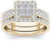 Gold Inlaid Zircon Ring 1