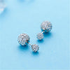 Zircon earring round diamond ball earrings women 3