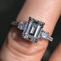 Princess Cut Zircon Ring