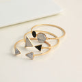 Turquoise Triangle Bracelet