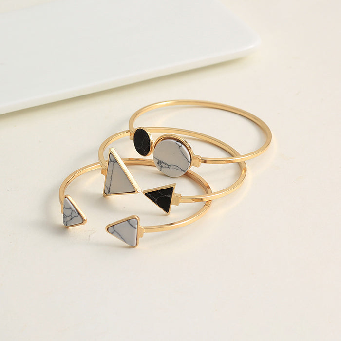 Turquoise Triangle Bracelet