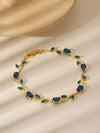 Zircon Tennis Bracelet Bride Ornament Combination 6