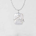 Square Baroque Pearl Necklace