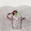 Rose Gold Zircon Ring 1