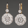 Round Crystal Drop Earrings 2