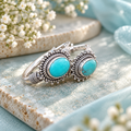 Vintage Turquoise Drop Earrings