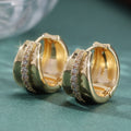 Crystal Wave Hoops