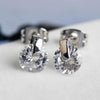Zircon stud earrings 2