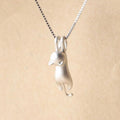 Sterling Silver Cat Necklace Set