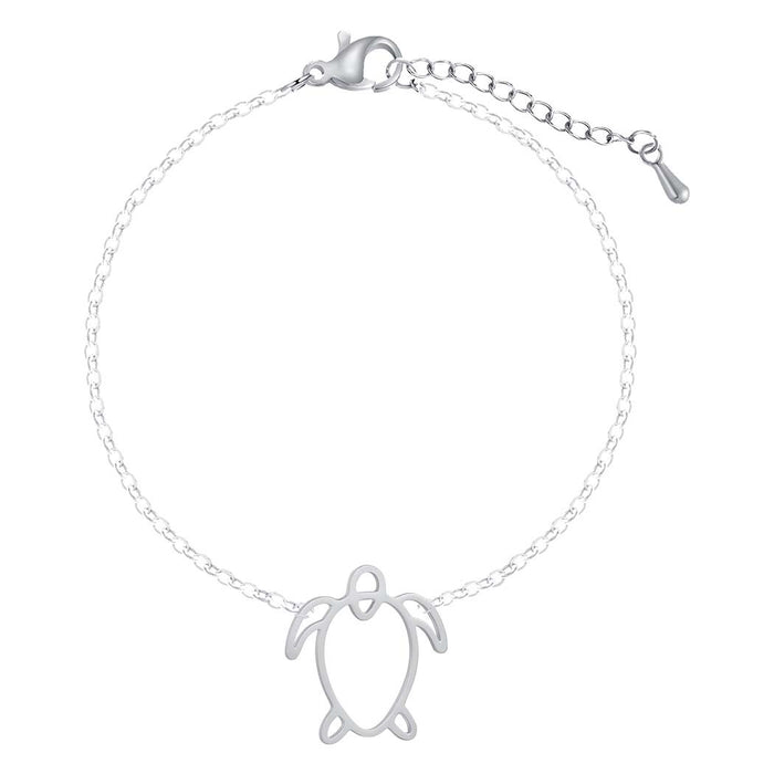 Steel Turtle Bracelet