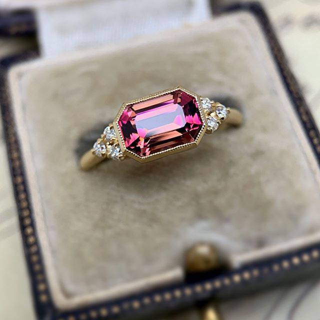Ruby Zircon Gold Ring