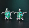 Multicolor Opal Turtle Studs 2