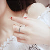 Vintage Leaves Creative Thai Silver Feather Ring For Women 5