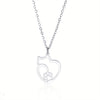 Pet Paw Print Necklace 2