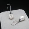 Gold Pearl Drop Earrings 1
