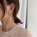Vintage Wave Line Earrings