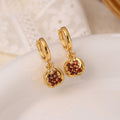 Pomegranate Drop Earrings
