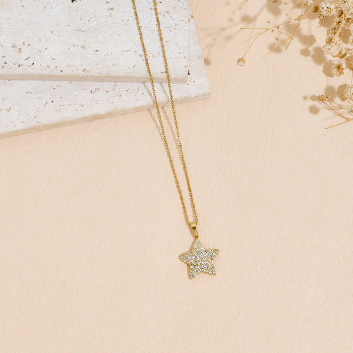 Zircon Star Necklace
